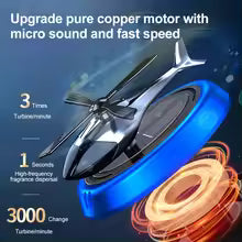 Solar Powered Rotation Helicopter Solar Aromatherapy