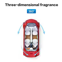 5pcs Car Air Freshener Tablet Air Vent Clip