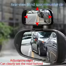 New car auxiliary rearview curved surface