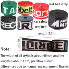 2pc/4pc auto 3.6m strengthen seat belt universal racing car