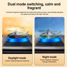 Solar Powered Rotation Helicopter Solar Aromatherapy